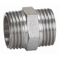 Ниппель латунный НР (НАР) Ду-25 (1") никель SantechSystems