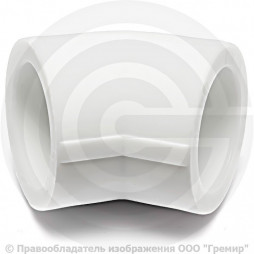 Угольник PP-R белый внутренняя пайка Дн 50 90гр VALFEX