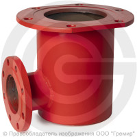 Подставка пожарная односторонняя фланцевая ППОФ стальная Ду-65 Ру-16 КЗСД