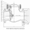 Клапан обратный поворотный стальной фланцевый Ду-200 Ру-16 19с76нж
