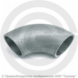 Отвод 108х3,5 (Ду-100) оцинкованный 90 градусов ГОСТ 17375