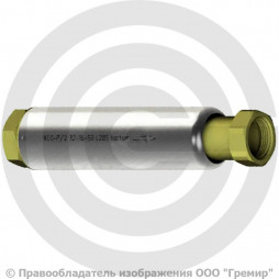 Компенсатор сильфонный осевой резьбовой с кожухом и внутренним экраном Ду-50 Ру-16 L=285мм КСО-Р/2 Hortum