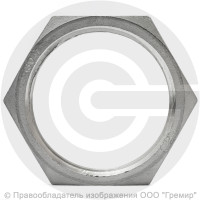 Контргайка нержавеющая AISI 304 6-ти гранная ВР-ВP Ду-50 (2")