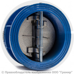 Клапан обратный двухстворчатый чугунный межфланцевый Ду-250 Ру-16 (Т<130°С) ств чугун Китай