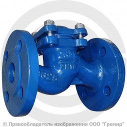 Клапан обратный подъемный чугунный фланцевый Ду-80 Ру-16 (Т<300°С) Benarmo