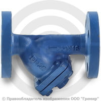 Фильтр магнитный сетчатый Y-образный чугунный фланцевый Ду-20 Ру-16 (Т<300°С) Tecofi F3240NA