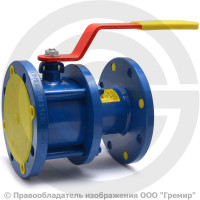 Кран стальной фланцевый Ду-150 Ру-16 L=280мм МАРШАЛ 11с67п 2СФ.00.1.016.150/100