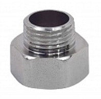 Переход латунный (переходник) НР-ВР (НАР-ВН) Ду 25-40 (1"-1 1/2") никель SantechSystems