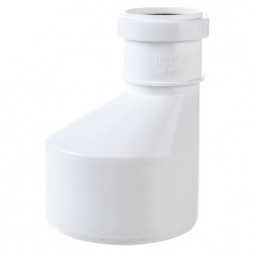 Переход PP-M эксцентрический бесшумный белый Дн 110-50 б/нап в/к RTP (РосТурПласт)