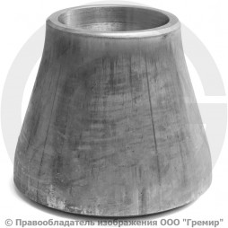 Переход 89х5-57х5 (Ду 80-50) 12х18н10т концентрический ГОСТ 17378
