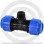 Тройник ПЭ компрессионный Дн 25-3/4"-25 Ру-16 НР (НАР) VALFEX