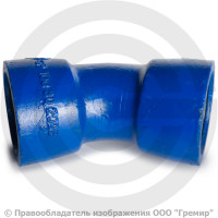 Отвод раструбный ОР Ду-100 10 градусов Тайтон ВЧШГ с ЦПП цинк+AL ГОСТ ISO 2531-2012