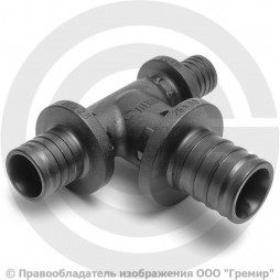 Тройник аксиальный PPSU переходной для PE-X труб Дн 32-25-20 RAUTITAN PX Rehau