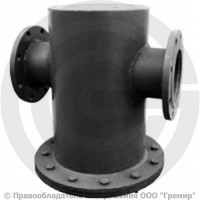 Грязевик абонентский вертикальный стальной фланцевый Ду-150 Ру-16 Мифрил