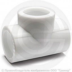 Тройник PP-R белый Дн 110 Pro Aqua