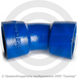 Отвод раструбный ОР Ду-150 10 градусов Тайтон ВЧШГ с ЦПП цинк+AL ГОСТ ISO 2531-2012