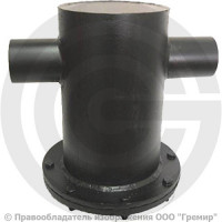 Грязевик абонентский вертикальный стальной под приварку Ду-65 Ру-16 КАЗ