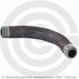 Отвод гнутый 48х3,5 (Ду-40) стальной (Ст.20) 90 градусов шовный резьба-резьба исп.1 из труб ГОСТ 3262 КАЗ