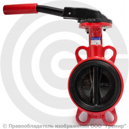 Затвор дисковый поворотный межфланцевый Ду-80 Ру-16 EPDM с чугунным диском АДЛ Гранвэл ЗПВС-FL(W)-MN-E