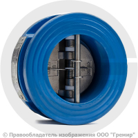 Клапан обратный двухстворчатый чугунный межфланцевый Ду-65 Ру-16 (Т<110°С) ств нерж CB3449 Tecofi