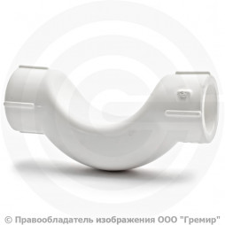 Обвод PP-R короткий белый Дн 25 с муфтами Pro Aqua