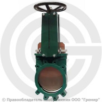 Задвижка шиберная двусторонняя с невыдвижным штоком Ду-80 Ру-10 (Т<80°С) VGB4400 Tecofi
