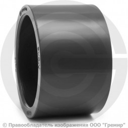 Кольцо ПВХ клеевое серое переходное Дн 63-32 Ру-10 напорное Aquaviva