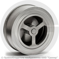 Клапан обратный осевой нержавеющий AISI 304 межфланцевый Ду-25 (1") Ру-40 (Т<250°С) NK-CSP25/4