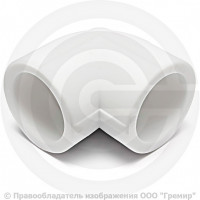 Угольник PP-R белый Дн 32 90гр Pro Aqua