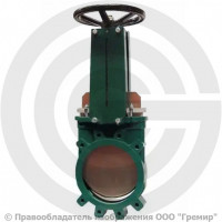 Задвижка шиберная двусторонняя с невыдвижным штоком Ду-100 Ру-10 (Т<80°С) VGB4400 Tecofi