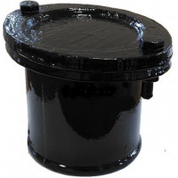 Заглушка чугунная канализационная прямая Ду-100 б/н ГОСТ 6942-98 Завод Универсал