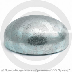 Заглушка 159х4,5 (Ду-150) оцинкованная эллиптическая ГОСТ 17379