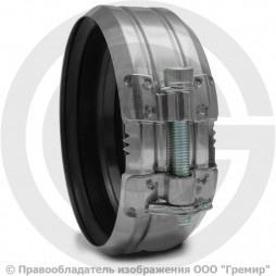 Хомут стальной оцинкованный SML Ду-125 Rapid Китай