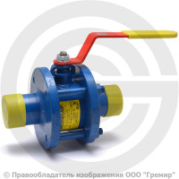 Кран стальной под приварку Ду-25 Ру-16 L=160мм полнопроходной МАРШАЛ 11с67п СП.00.1.016.025