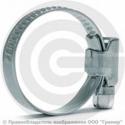 Хомут червячный нержавеющий (Дн 240-260) ERA PRO