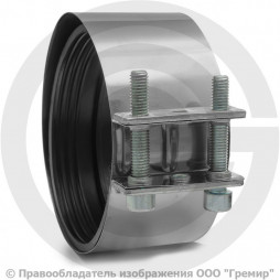 Хомут стальной оцинкованный SML Ду-50 CV Китай